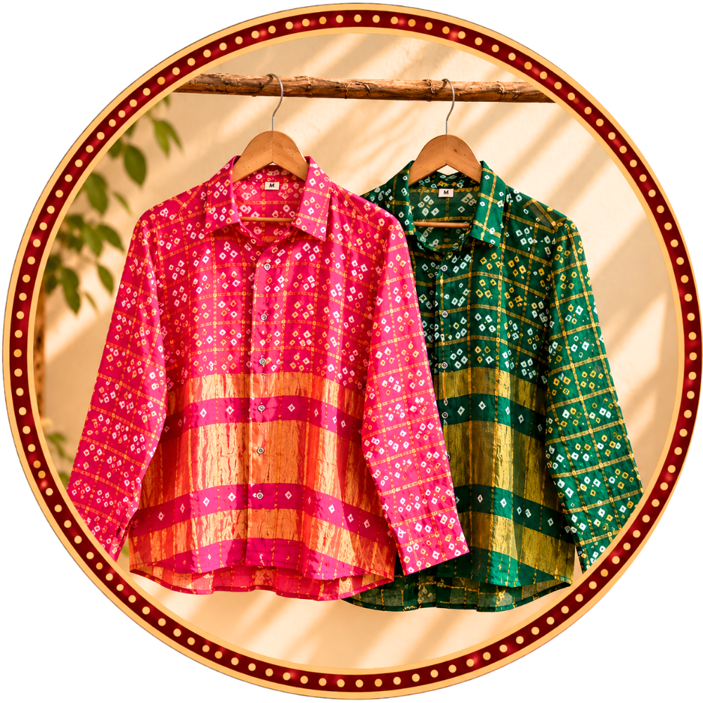 Navratri Bandhani Shirts